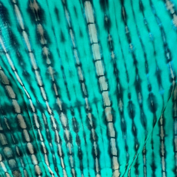 0144 / Tie Dye Green Brown Cardigan Outer, Oversized Top - Picture 13 of 13